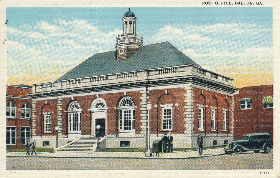 Dalton, Gerogia Post Office Post Card
