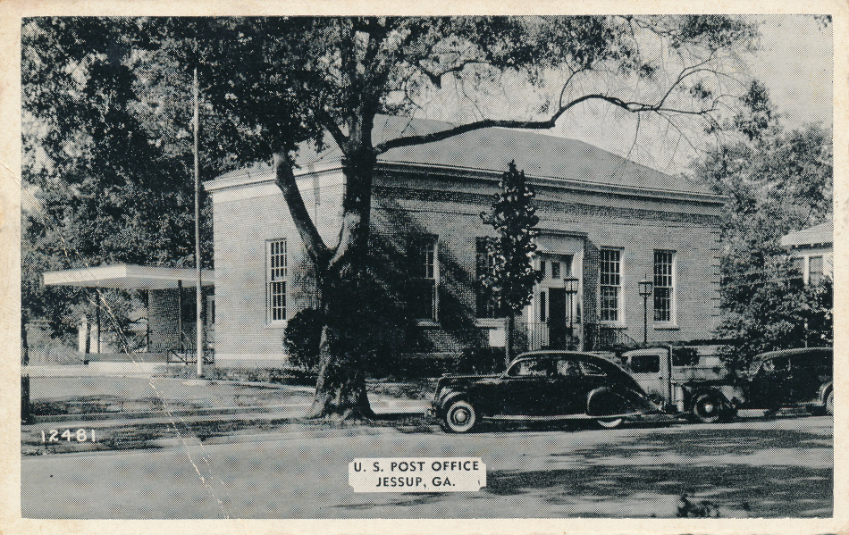 Jessup, Gerogia Post Office Post Card