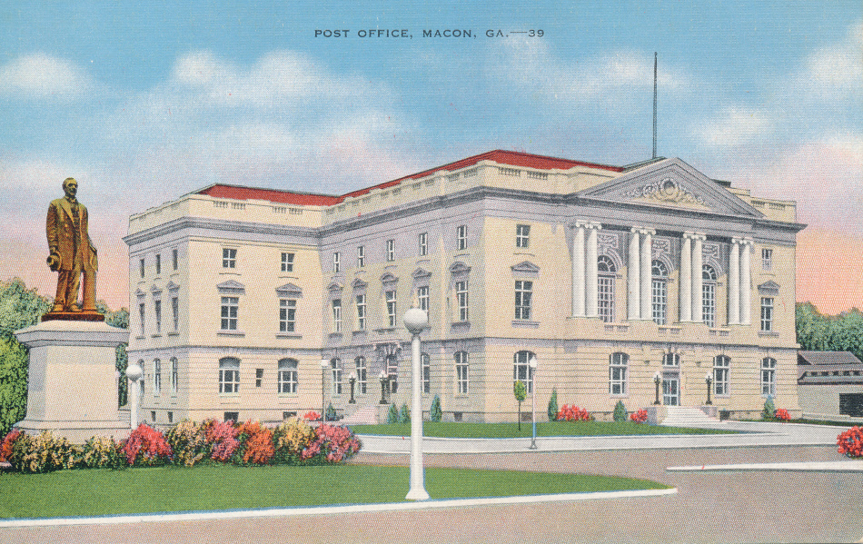 Macon, Pennsylvania Post Office Post Card