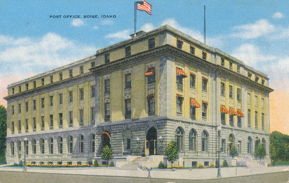 Boise, Idaho Post Office Post Card
