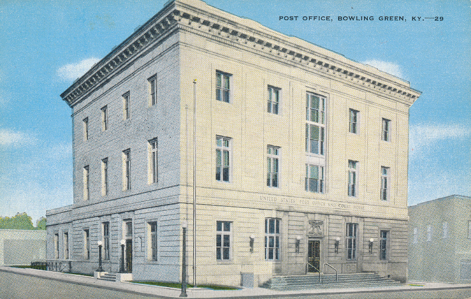 Bowling Green, Kentucky Post Office Post Card