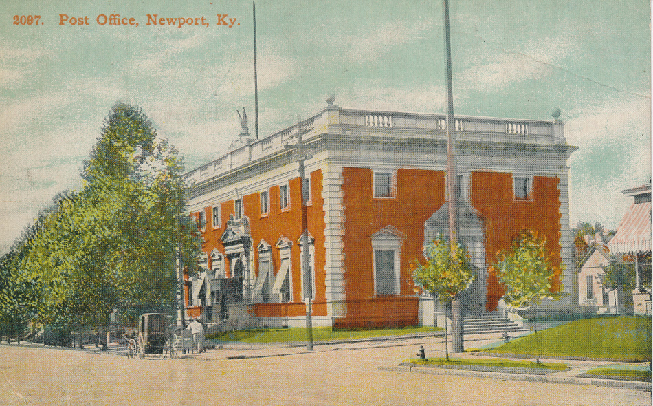 Newport, Kentucky Post Office Post Card