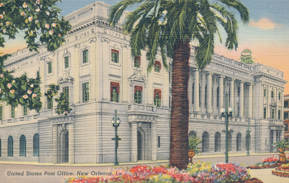 New Orleans, Louisiana Post Office Post Card