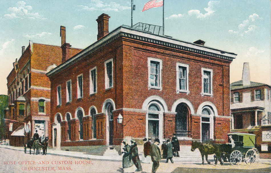 Gloucester, Massachusetts Post Office Post Card