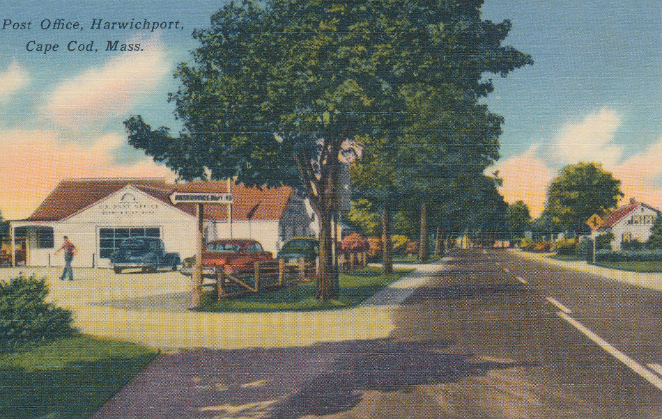 Harwichport, Massachusetts Post Office Post Card