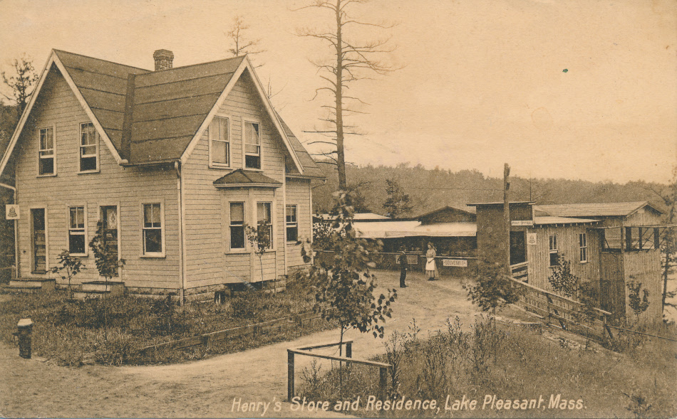 Lake Pleasant, Massachusetts Post Office Post Card