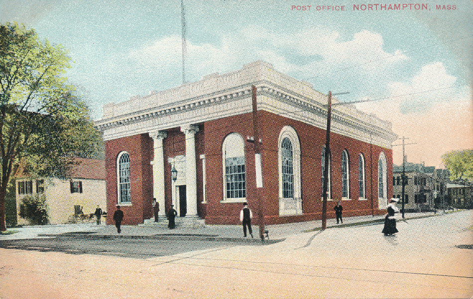 North Hampton, Massachusetts Post Office Post Card