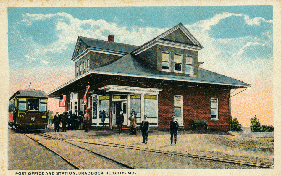Braddock Heights, Maryland Post Office Post Card