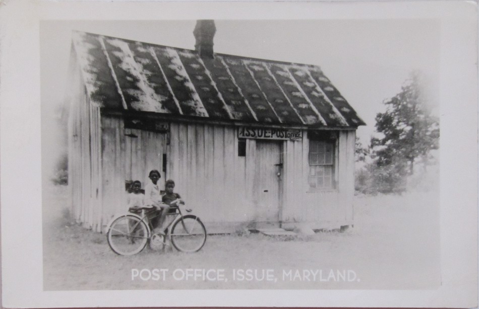 Issue, Maryland Post Office Post Card