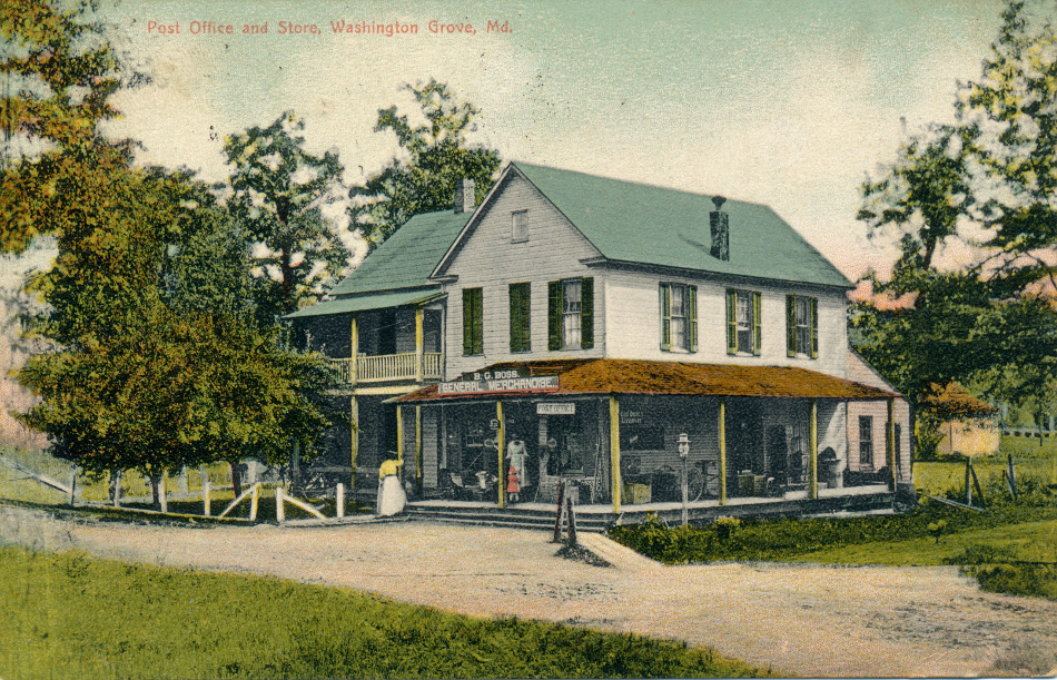 Washington Grove, Maryland Post Office Post Card