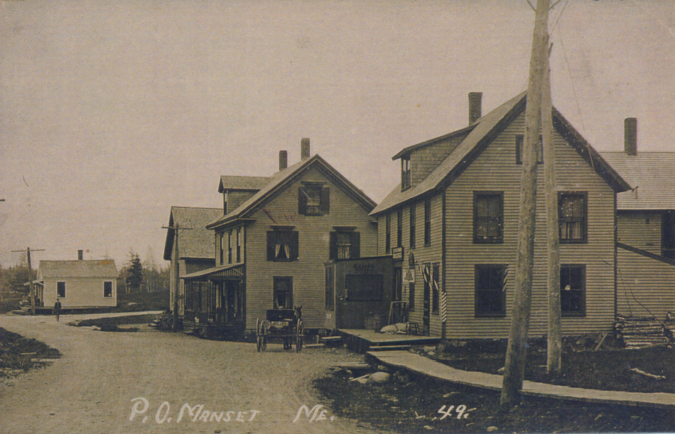 Manset, Maine Post Office Post Card