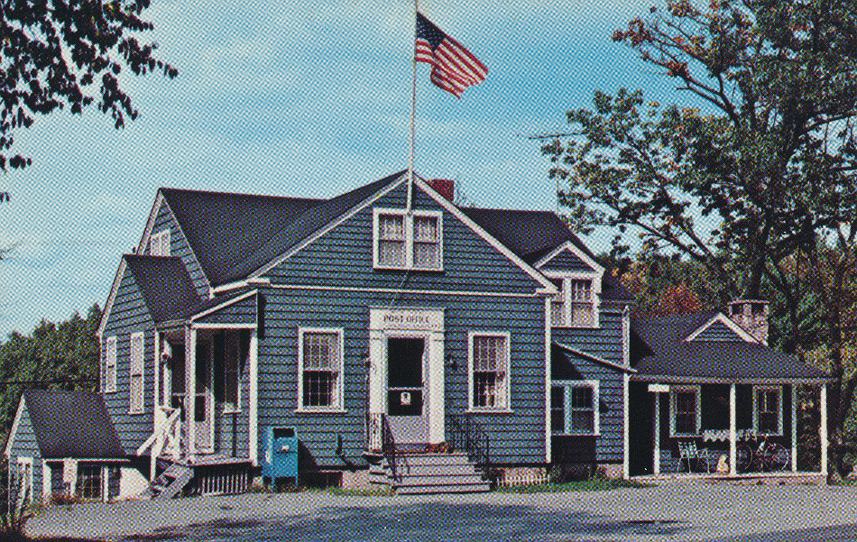 Nobleboro, Maine Post Office Post Card