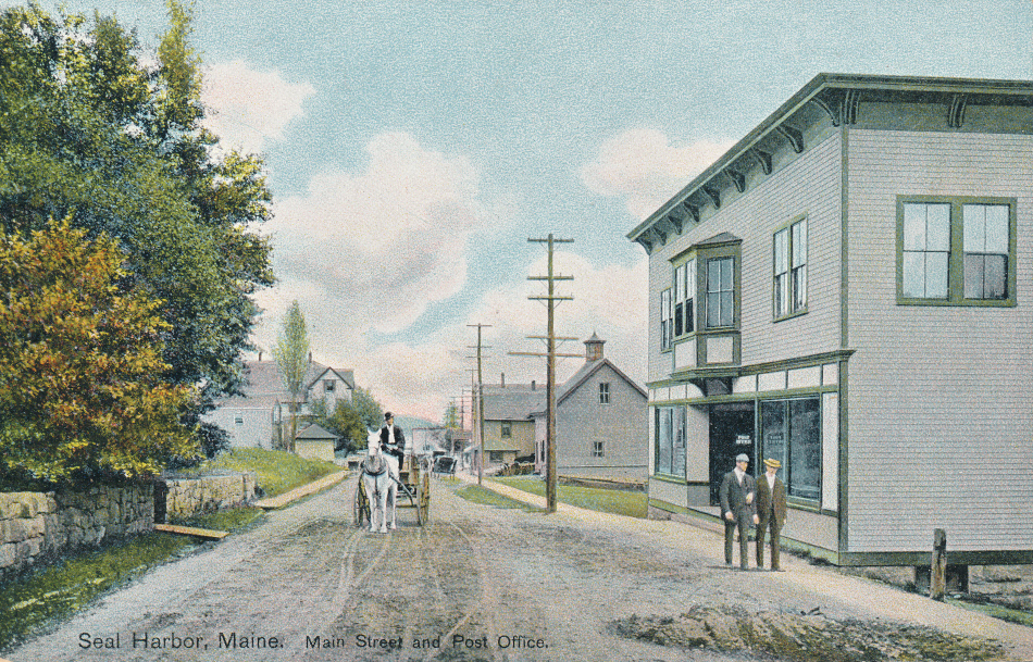 Seal Harbor, Maine Post Office Post Card