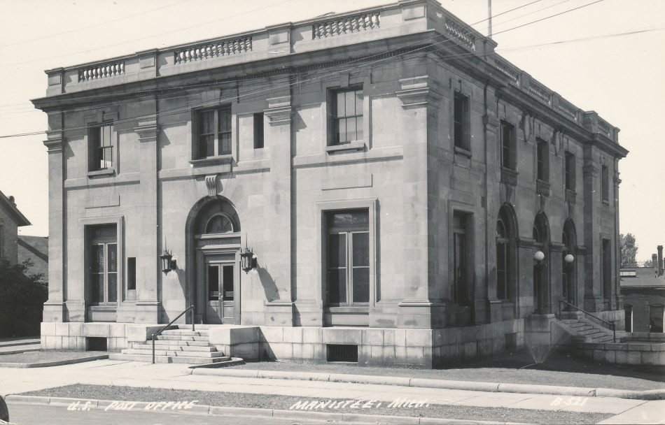 Mainstee, Michigan Post Office Post Card