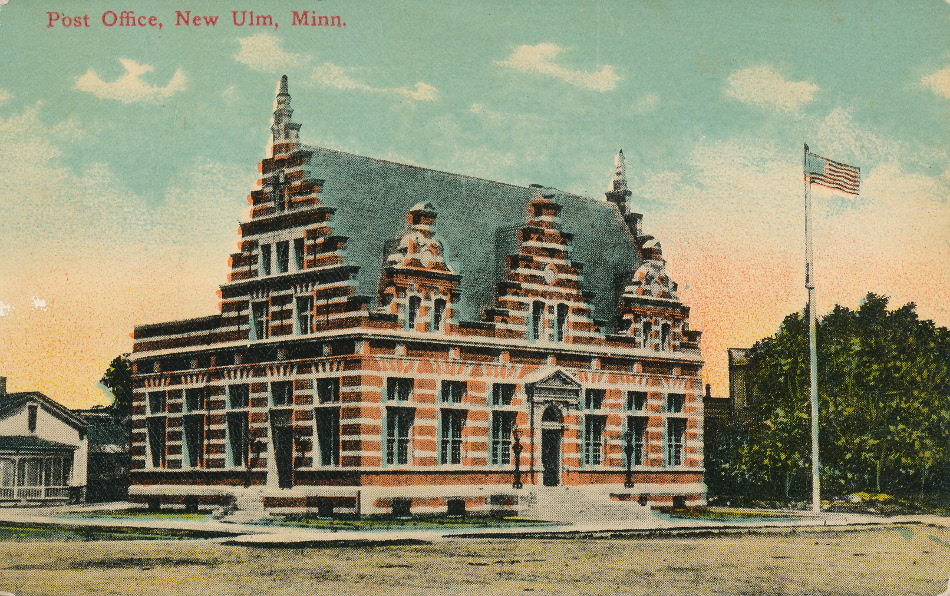 New Ulm, MinnesotaPost Office Post Card