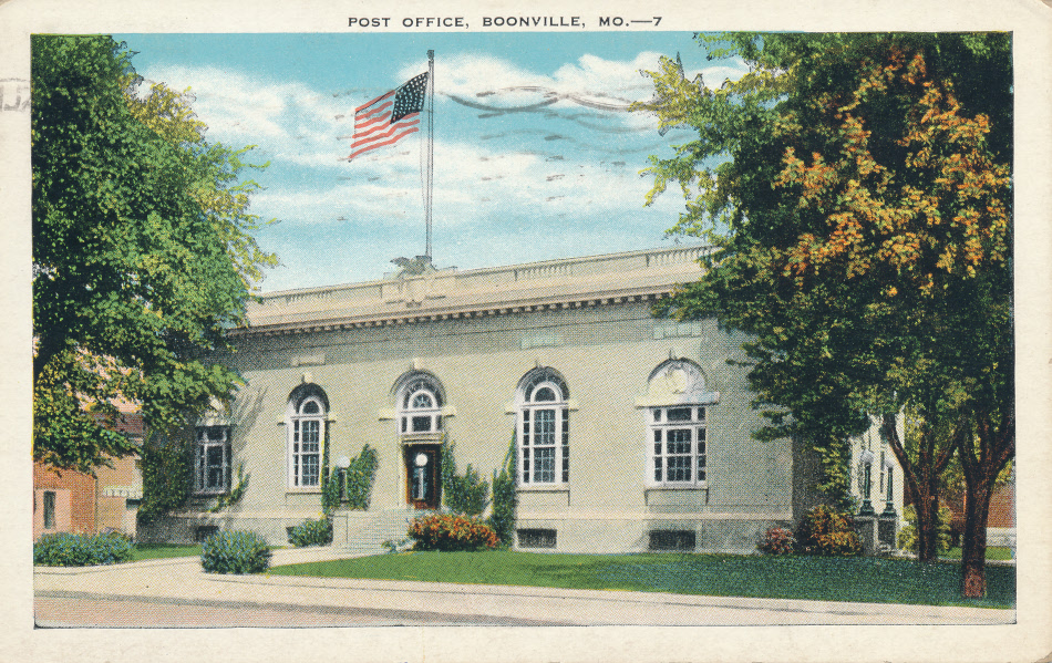 Warrensburg, Missouri Post Office Post Card