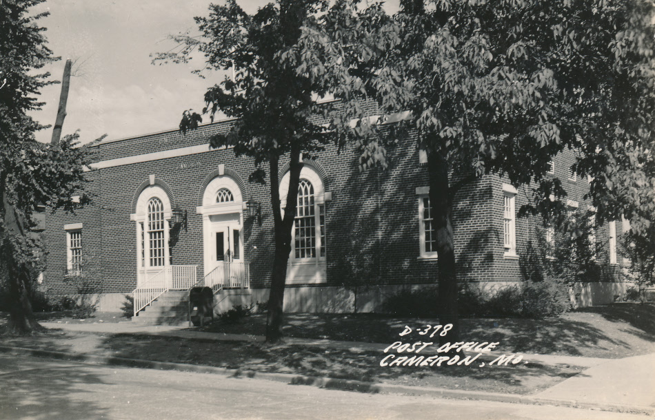 Cameron, Missouri Post Office Post Card