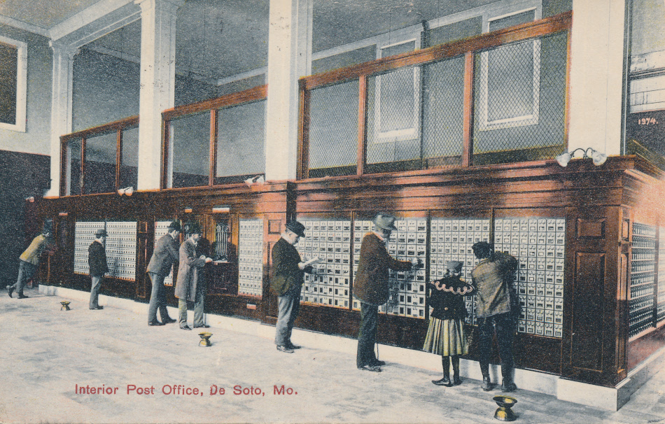 Warrensburg, Missouri Post Office Post Card