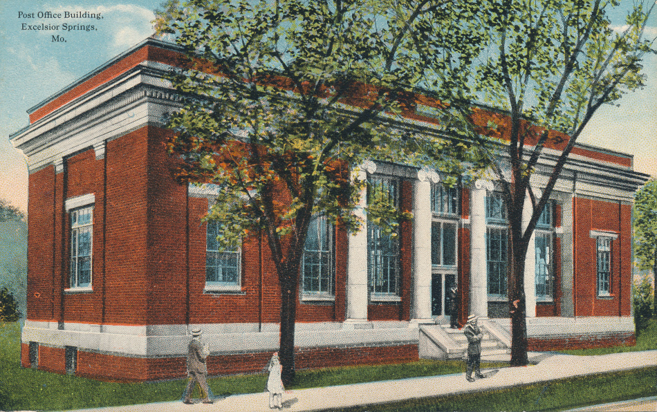 Warrensburg, Missouri Post Office Post Card