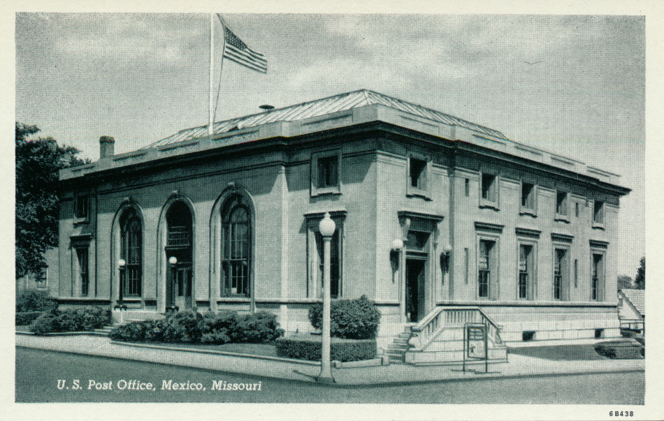 Mexico, Missouri Post Office Post Card