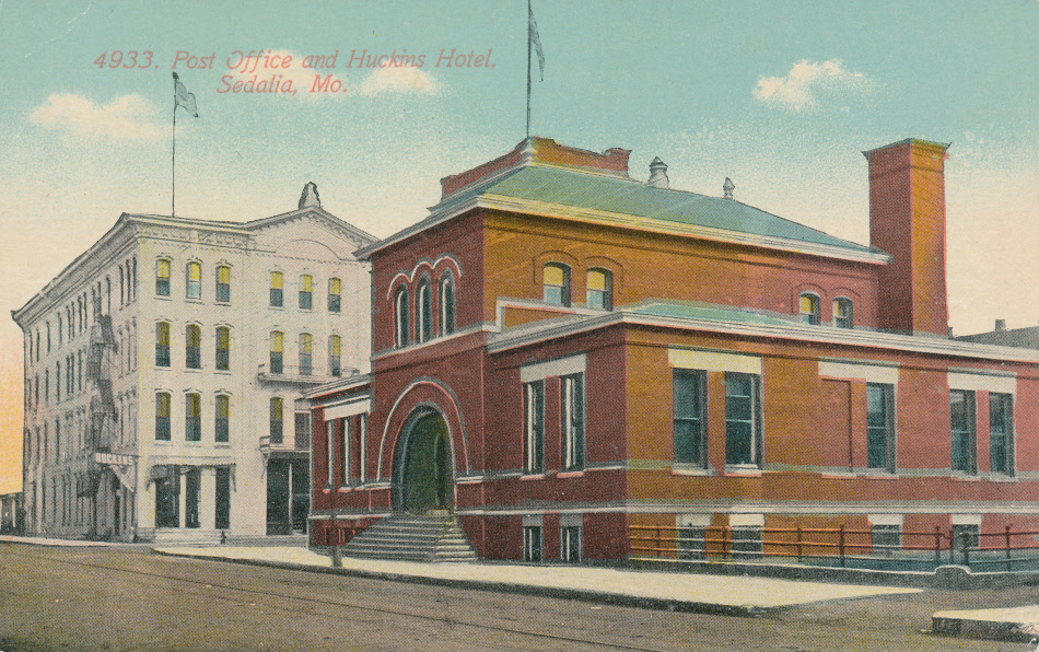 Sedalia, Missouri Post Office Post Card