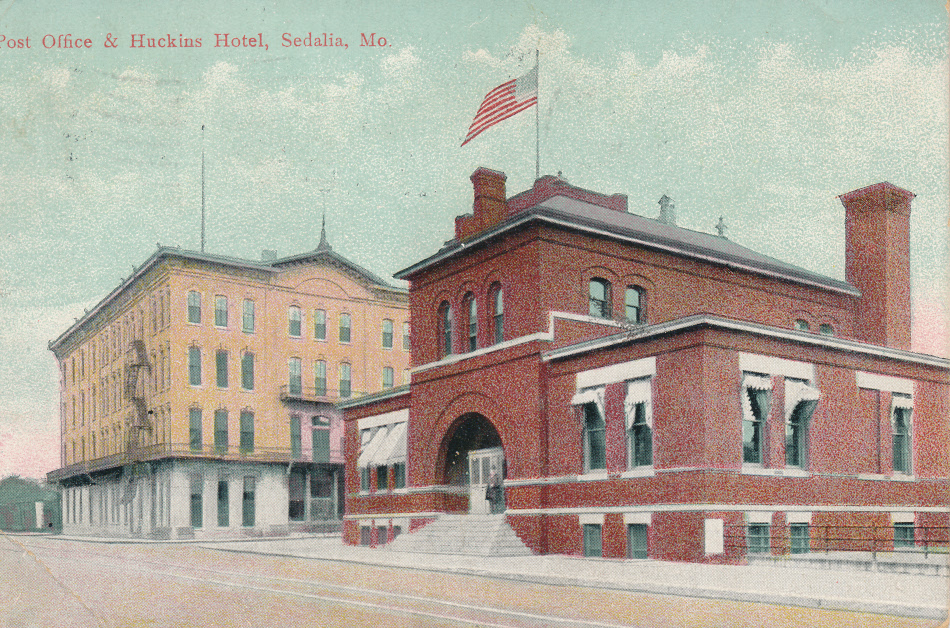 Sedalia, Missouri Post Office Post Card