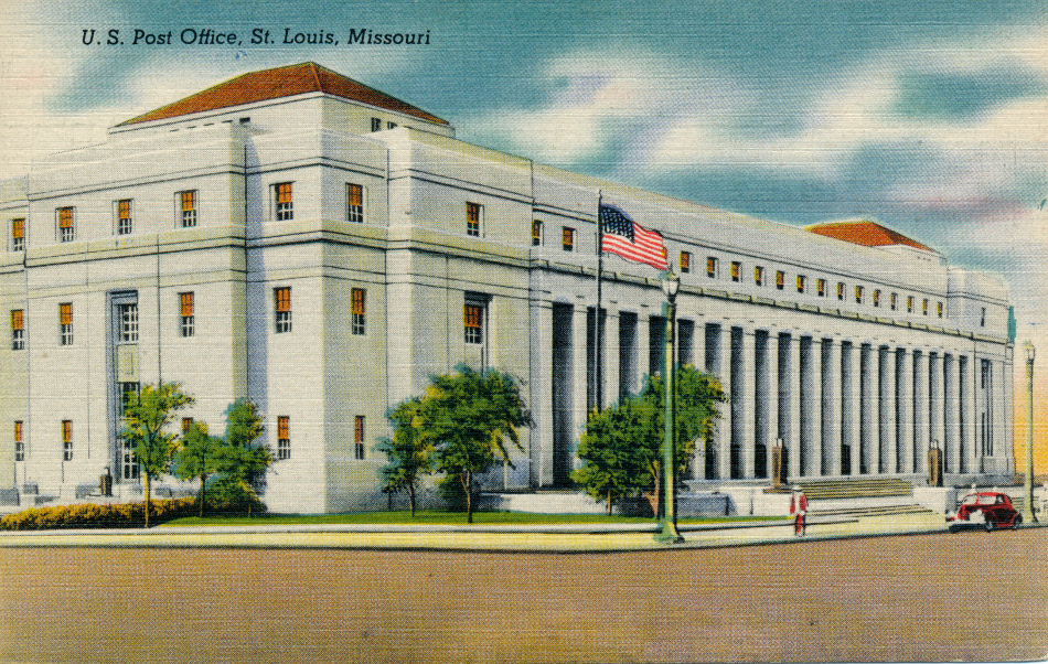 St. Louis, Missouri Post Office Post Card