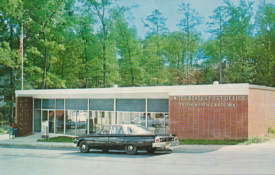 Tryon, North Carolina Post Office Post Card