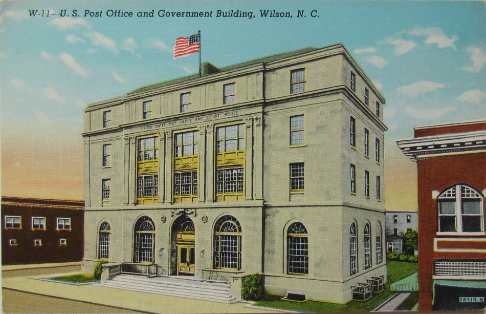 Wilson, North Carolina Post Office Post Card