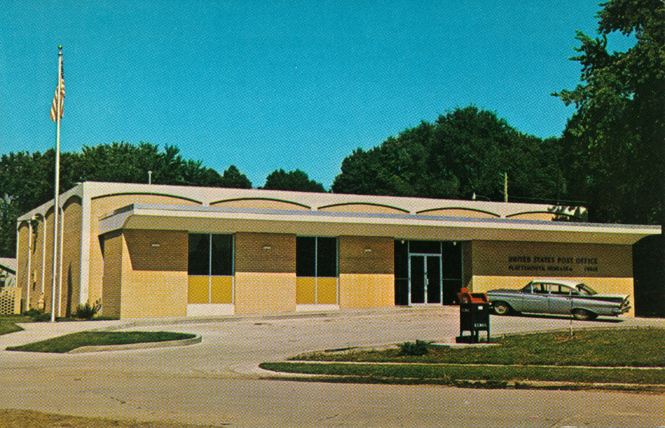 Plattsmouth, Nebraska Post Office Post Card