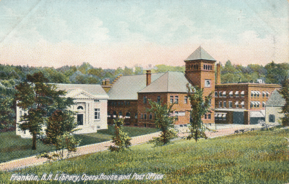 Franklin, New Hampshire Post Office Post Card