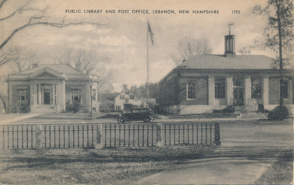 Lebanon, New Hampshire Post Office Post Card