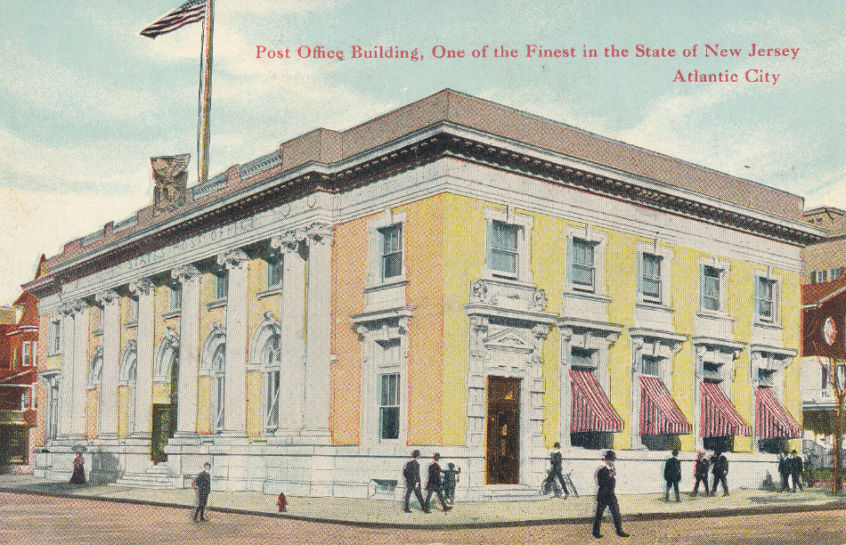 Atlantic City, New Jersey Post Office Post Card