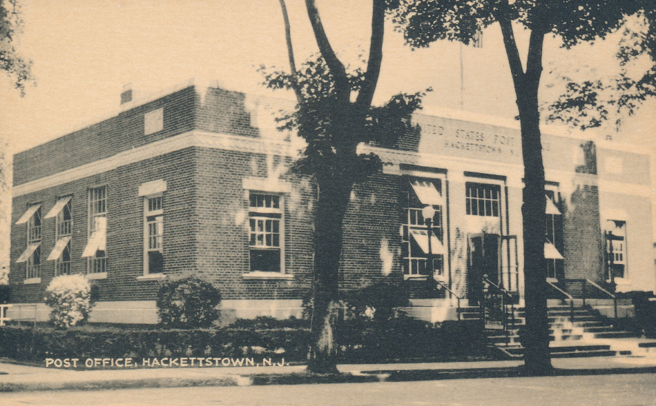 Hackettstown, New Jersey Post Office Post Card