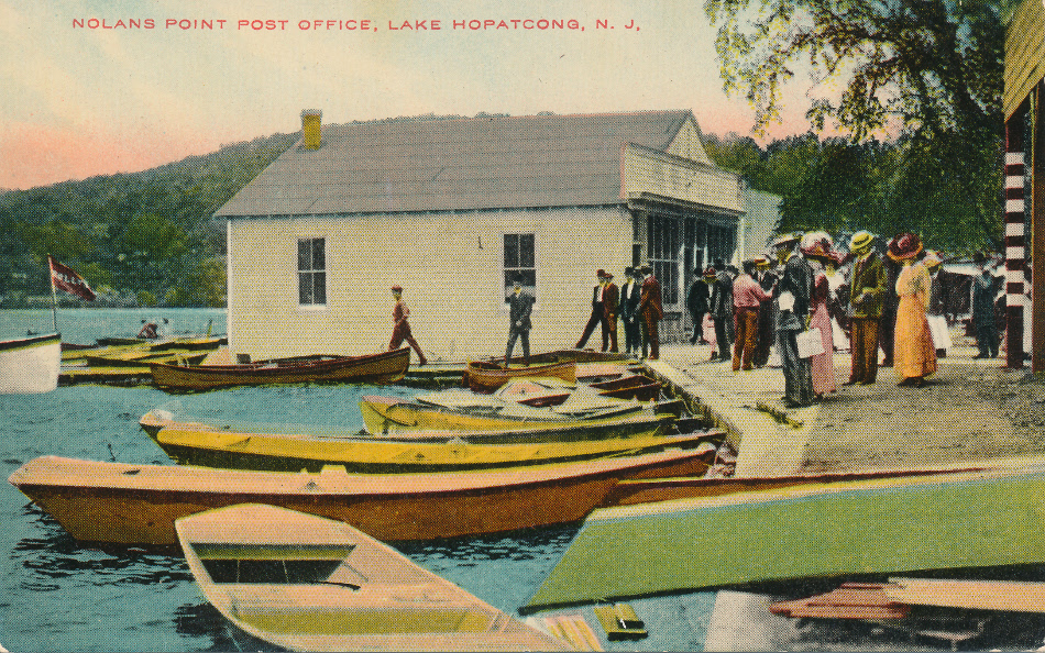 Lake Hopatcong, New Jersey Post Office Post Card