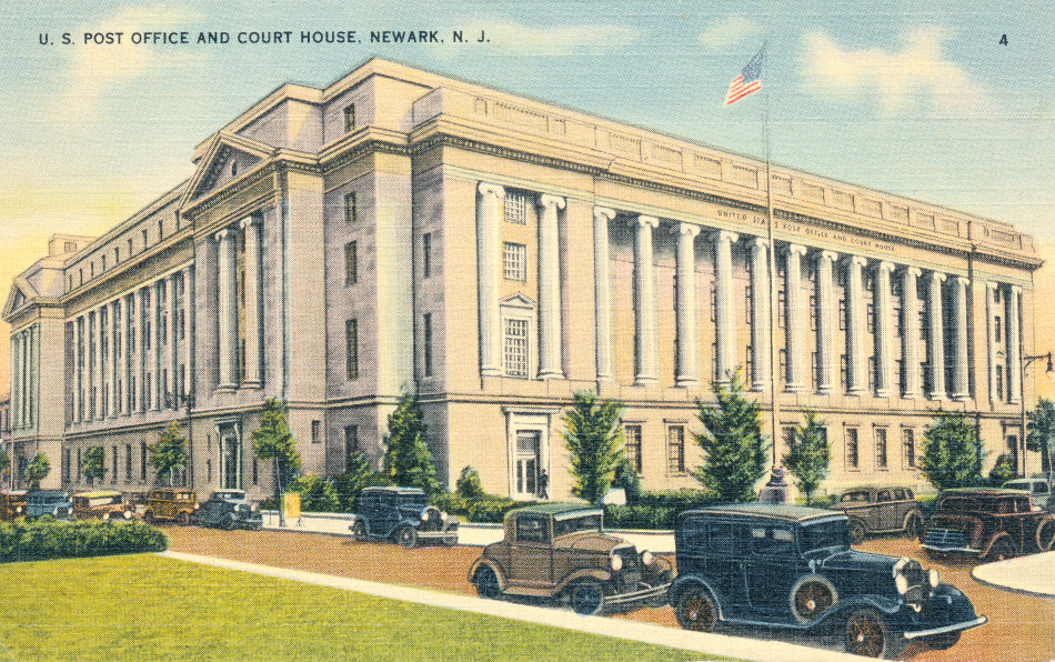 Newark, New Jersey Post Office Post Card