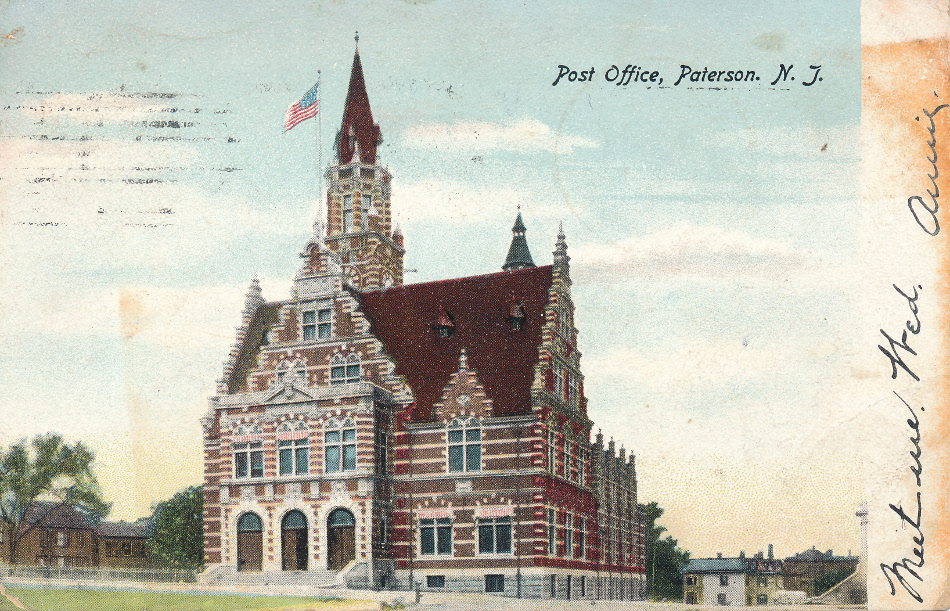 Paterson, New Jersey Post Office Post Card