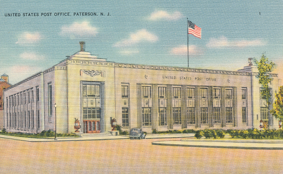 Paterson, New Jersey Post Office Post Card