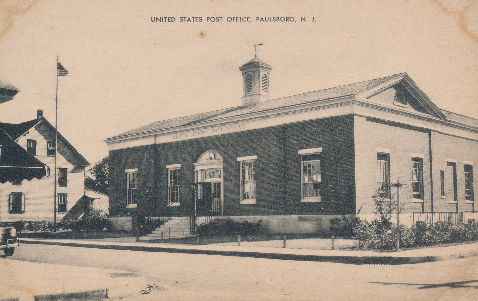 Paulsboro, New Jersey Post Office Post Card