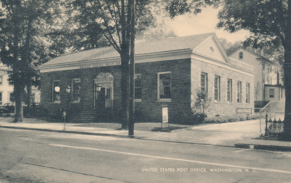 Washington, New Jersey Post Office Post Card