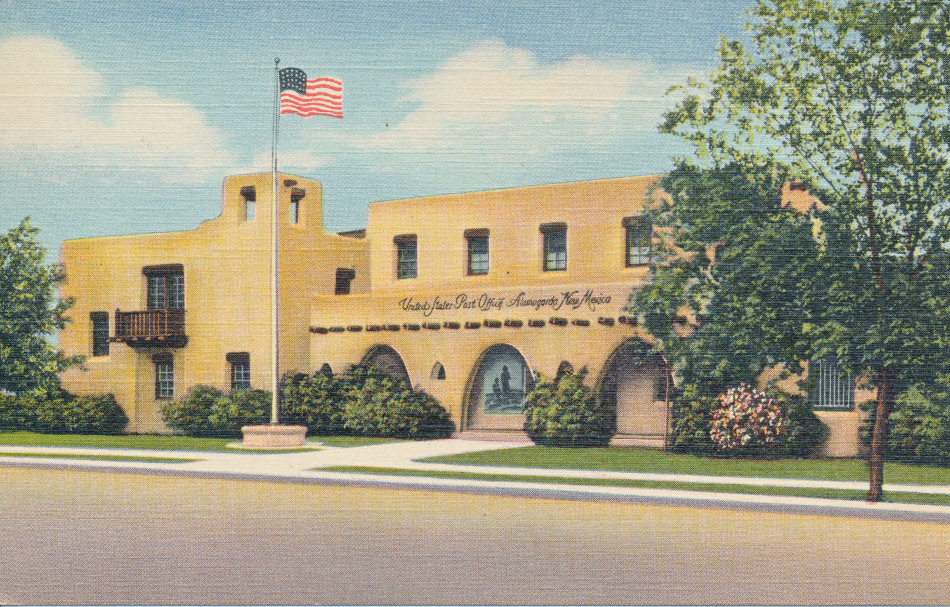 Alamogordo, New Mexico Post Office Post Card