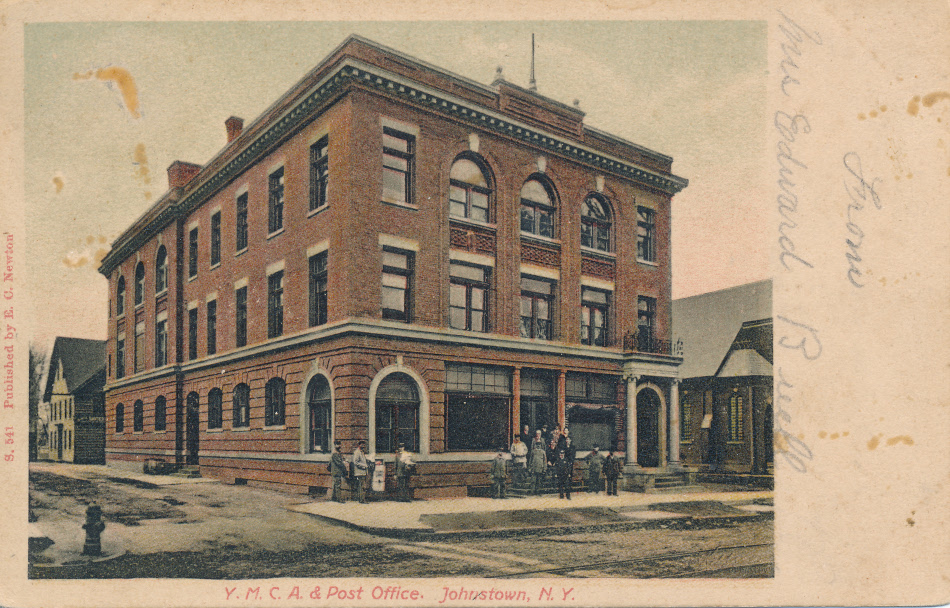 Johnstown, New York Post Office Post Card
