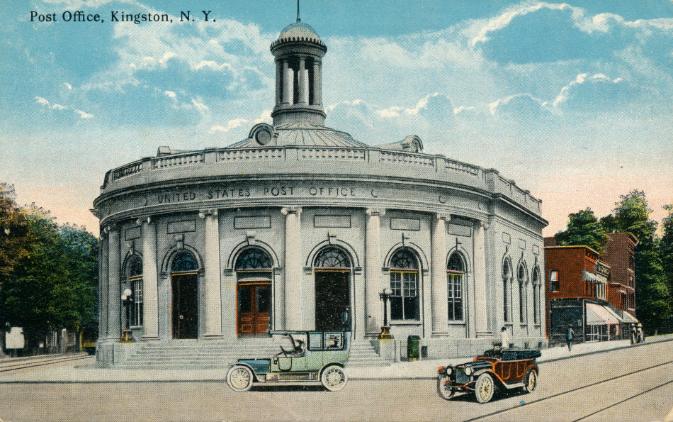 Kingston, New York Post Office Post Card