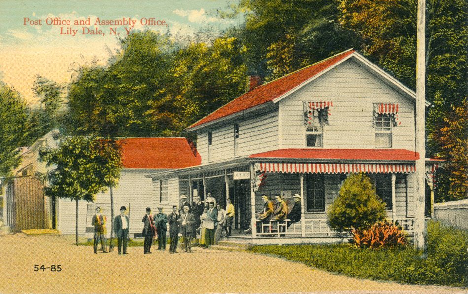 Lily Dale, New York Post Office Post Card