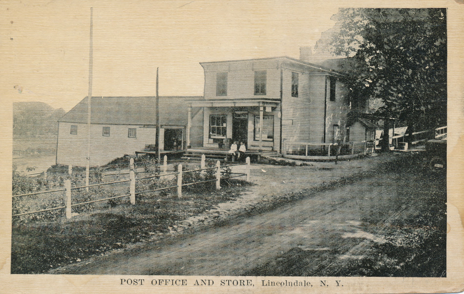 Lincondale, New York Post Office Post Card