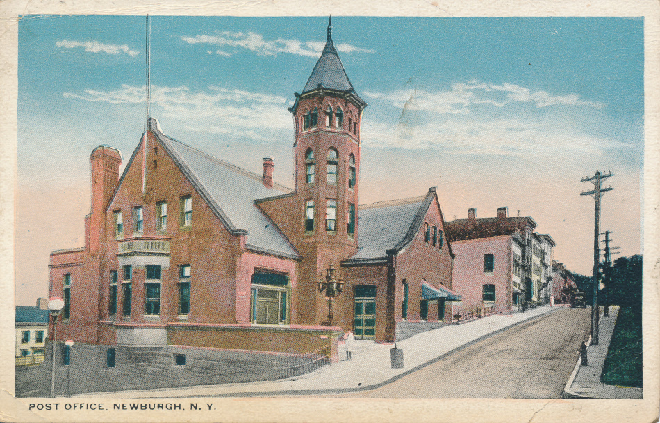 Newburgh, New York Post Office Post Card