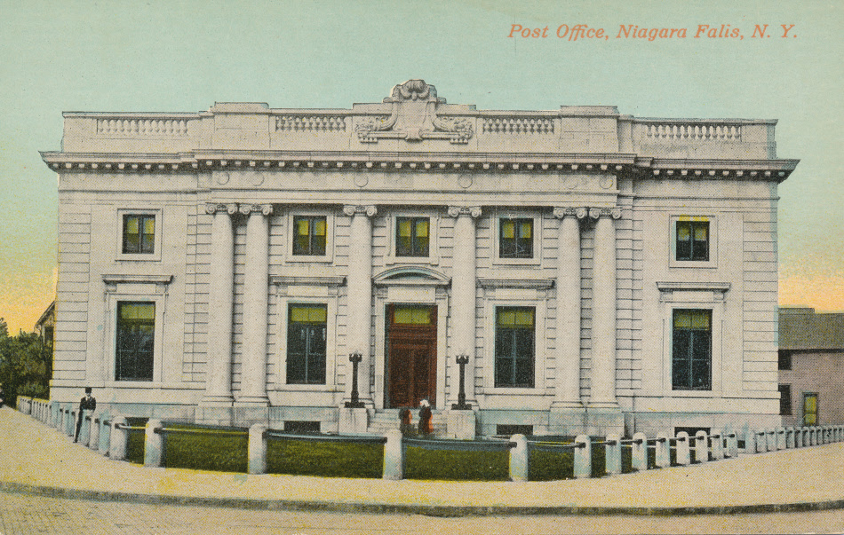 Niagra Falls, New York Post Office Post Card