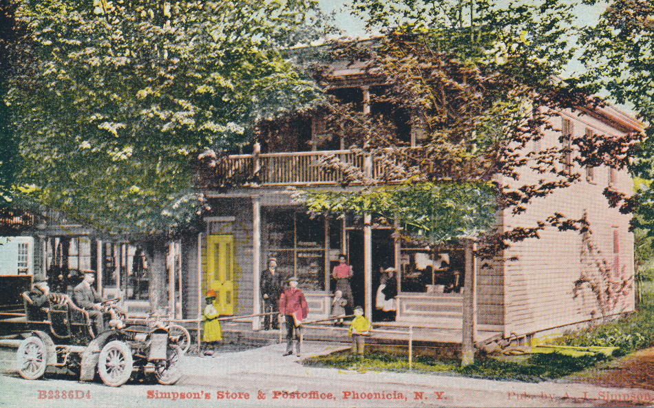 Phoenicia, New York Post Office Post Card
