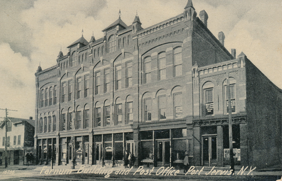 Port Jervis, New York Post Office Post Card