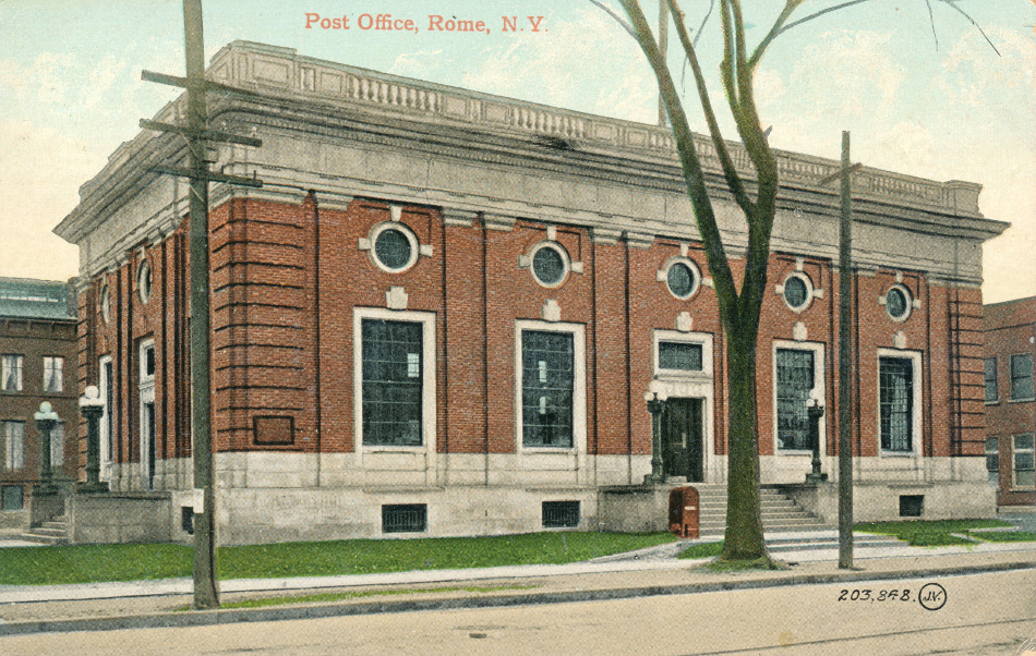Rome, New York Post Office Post Card